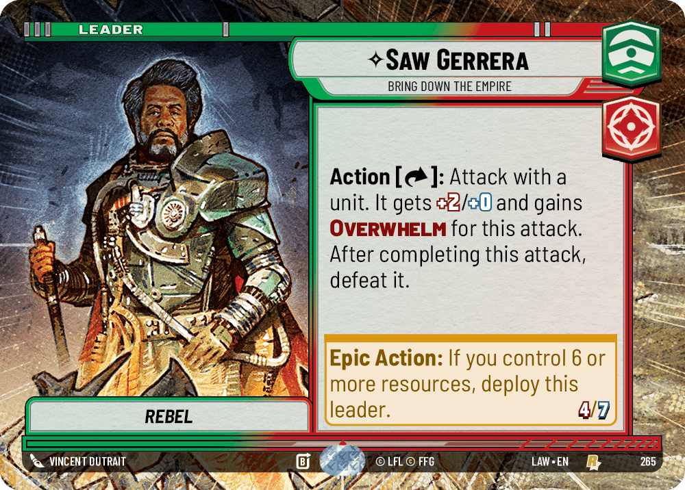 Saw Gerrera - Bring Down the Empire - HYPERSPACE — image 1