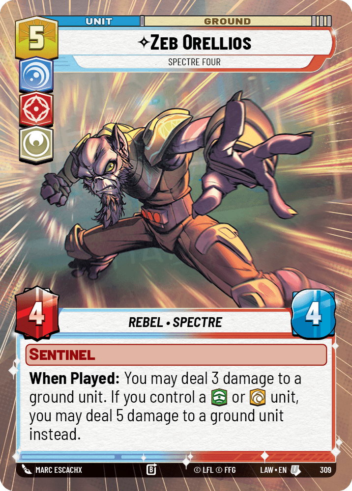 Zeb Orellios - Spectre Four - HYPERSPACE — image 1