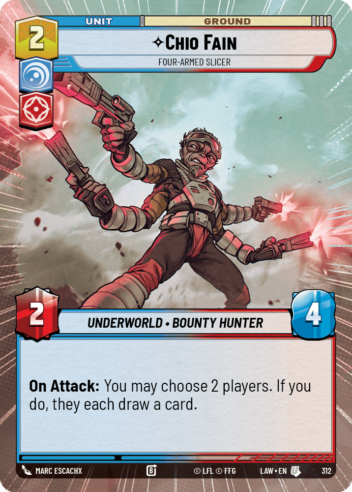 Chio Fain - Four-Armed Slicer - HYPERSPACE — image 1