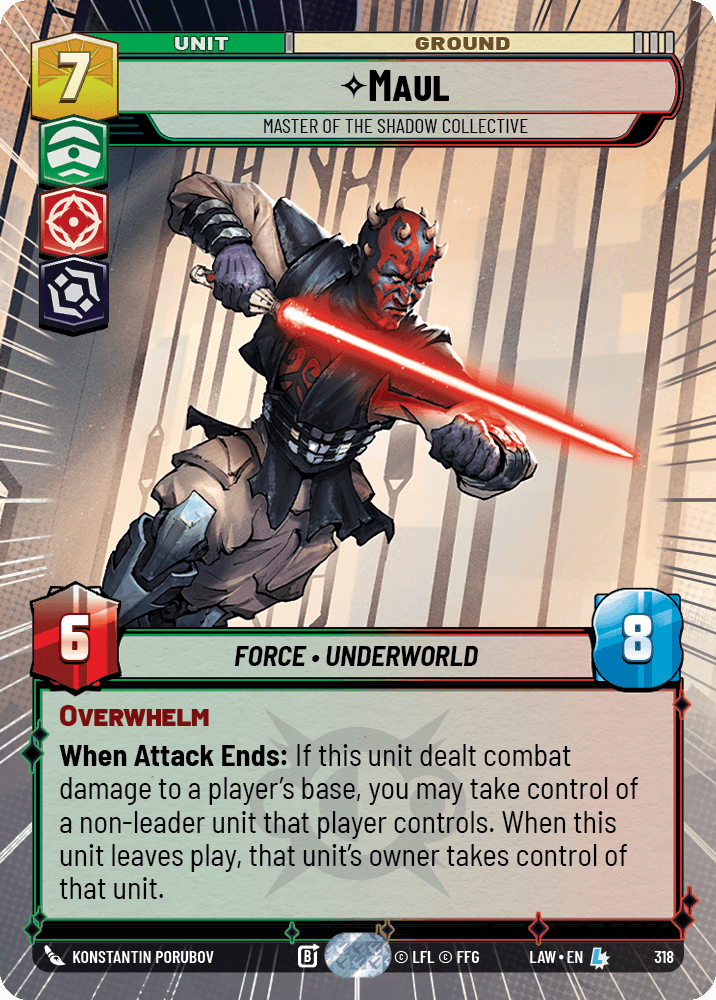Maul - Master of the Shadow Collective - HYPERSPACE — image 1