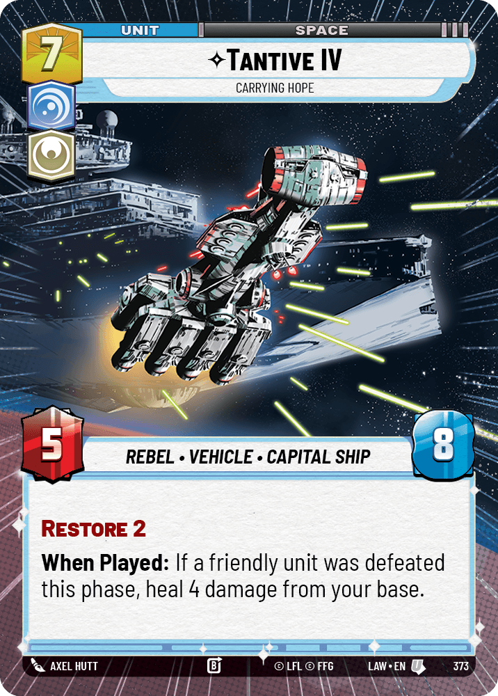 Tantive IV - Carrying Hope - HYPERSPACE — image 1