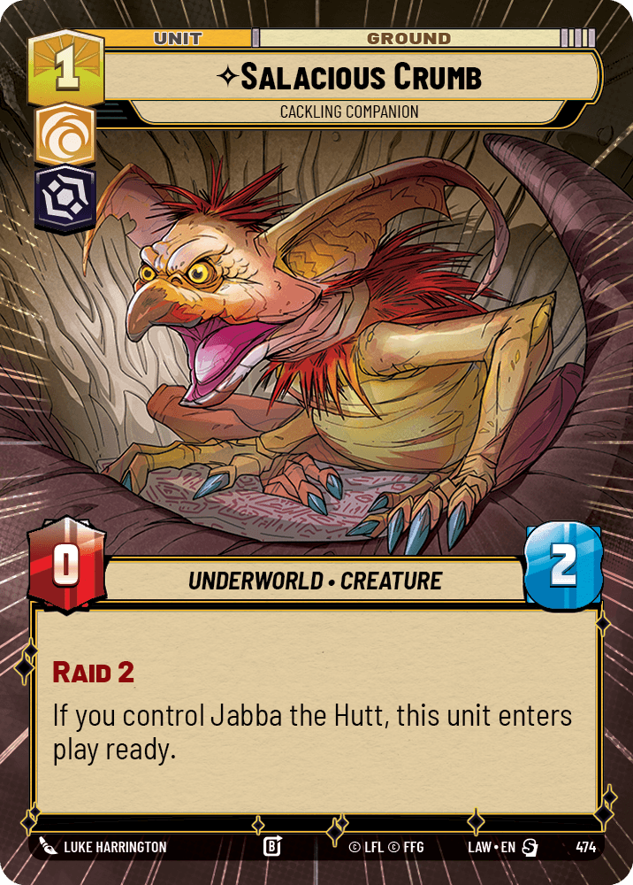 Salacious Crumb - Cackling Companion - HYPERSPACE — image 1