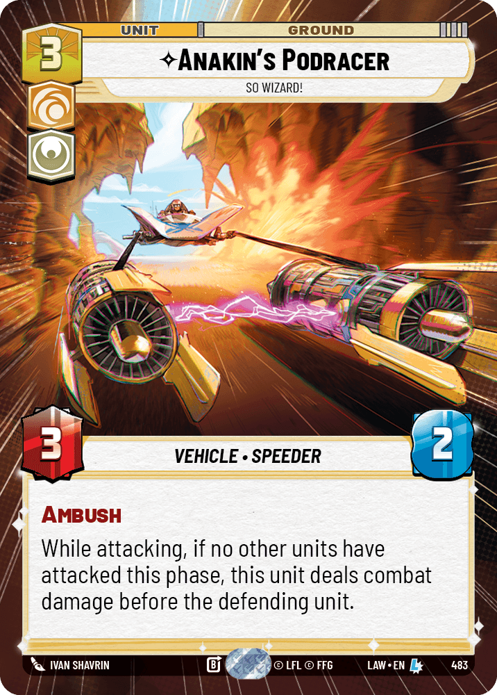 Anakin's Podracer - So Wizard! - HYPERSPACE — image 1