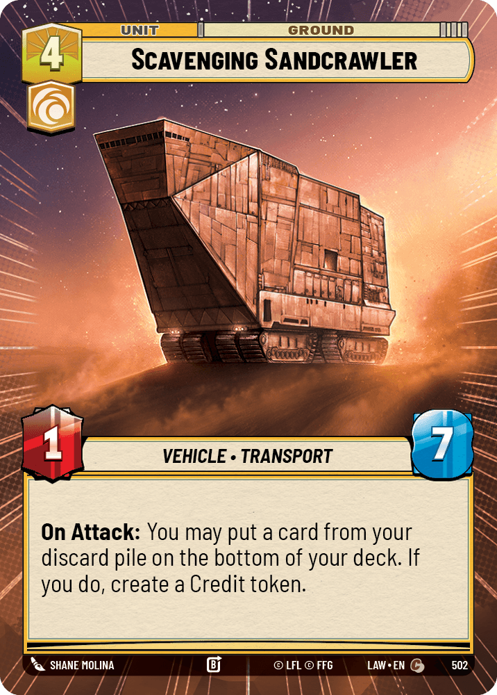 Scavenging Sandcrawler - HYPERSPACE — image 1