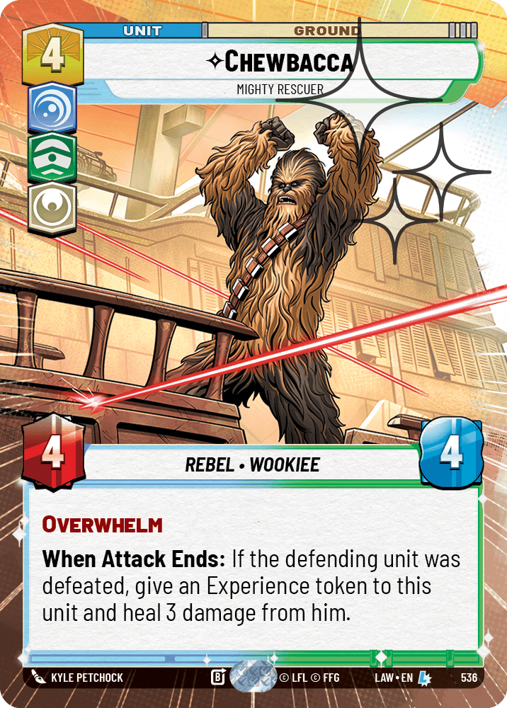 Chewbacca - Mighty Rescuer - HYPERSPACE FOIL — image 1