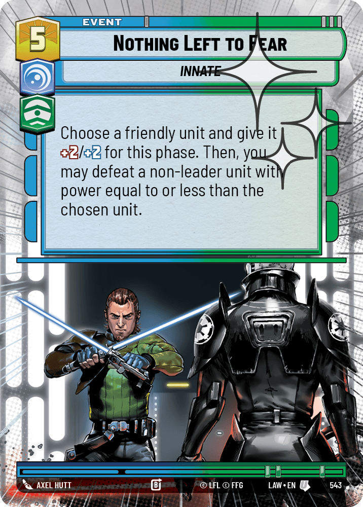 Nothing Left to Fear - HYPERSPACE FOIL — image 1