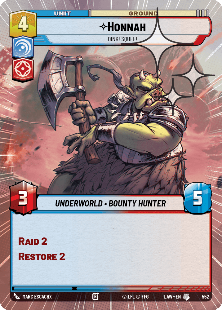 Honnah - OINK! SQUEE! - HYPERSPACE FOIL — image 1