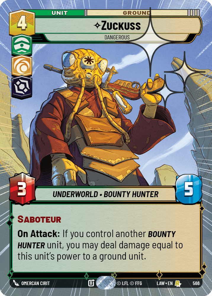 Zuckuss - Dangerous - HYPERSPACE FOIL — image 1
