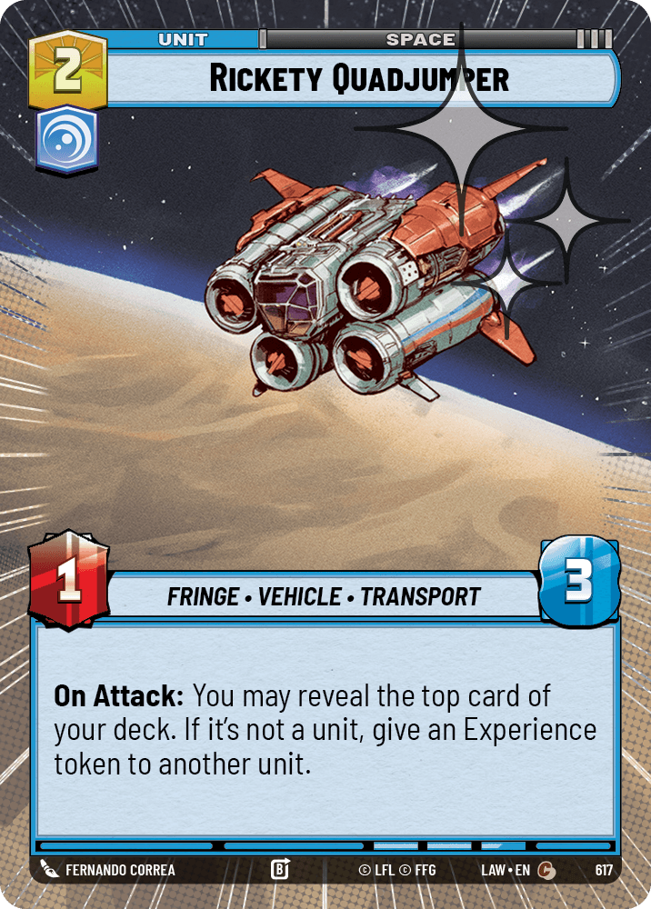 Rickety Quadjumper - HYPERSPACE FOIL — image 1