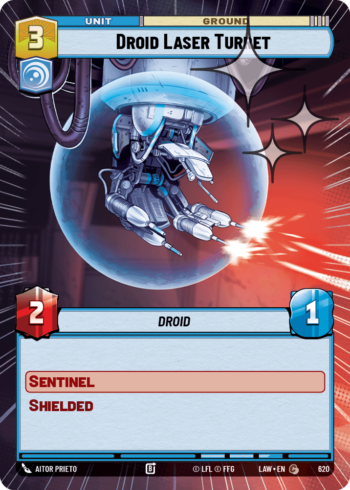 Droid Laser Turret - HYPERSPACE FOIL — image 1