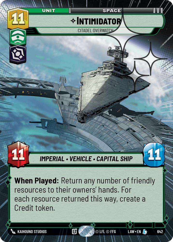 Intimidator - Citadel Overwatch - HYPERSPACE FOIL — image 1