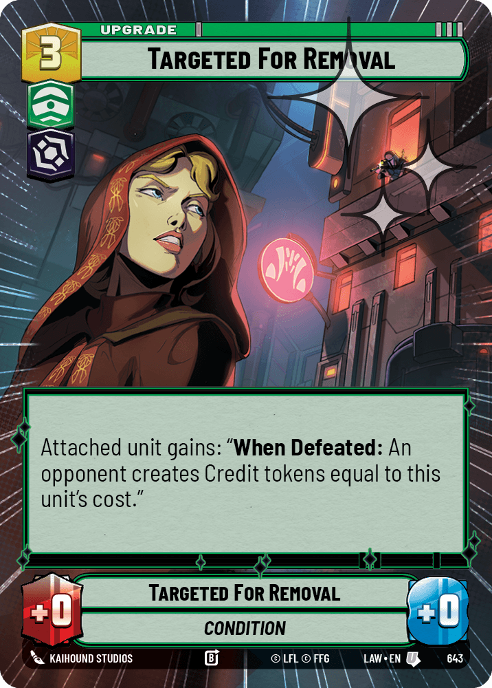 Targeted For Removal - HYPERSPACE FOIL — image 1