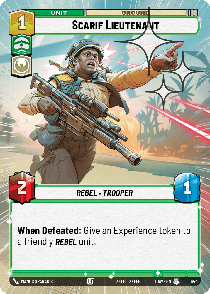 Scarif Lieutenant - HYPERSPACE FOIL — image 1