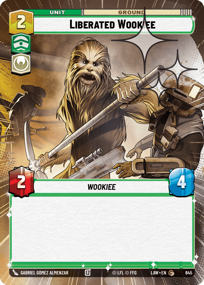 Liberated Wookiee - HYPERSPACE FOIL — image 1