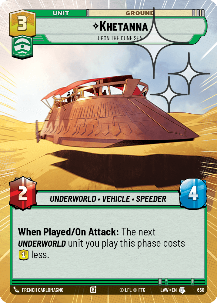 Khetanna - Upon the Dune Sea - HYPERSPACE FOIL — image 1