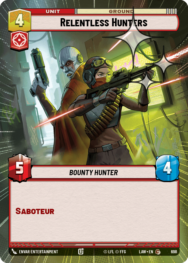Relentless Hunters - HYPERSPACE FOIL — image 1
