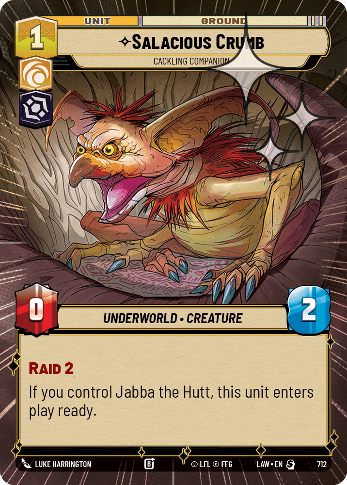 Salacious Crumb - Cackling Companion - HYPERSPACE FOIL — image 1