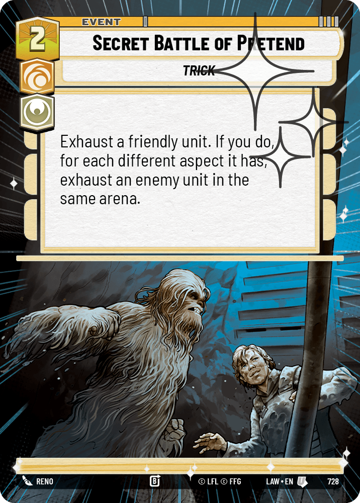 Secret Battle of Pretend - HYPERSPACE FOIL — image 1