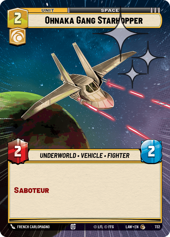 Ohnaka Gang Starhopper - HYPERSPACE FOIL — image 1