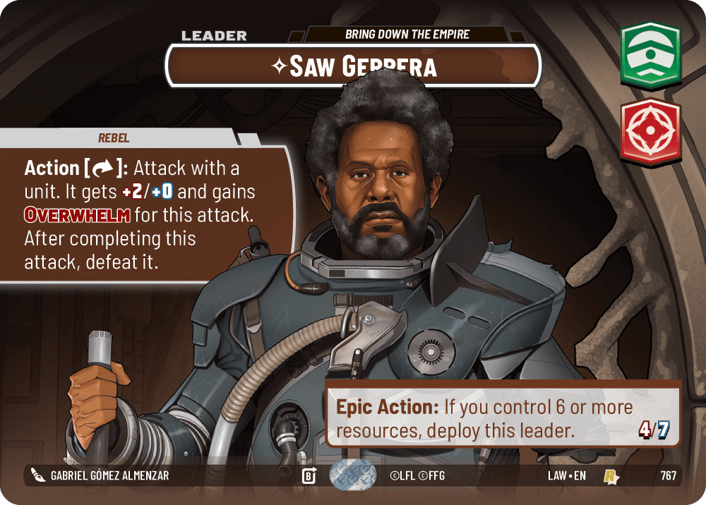 Saw Gerrera - Bring Down the Empire - SHOWCASE — image 1