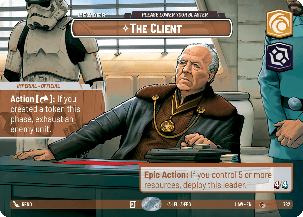 The Client - Please Lower Your Blaster - SHOWCASE — image 1