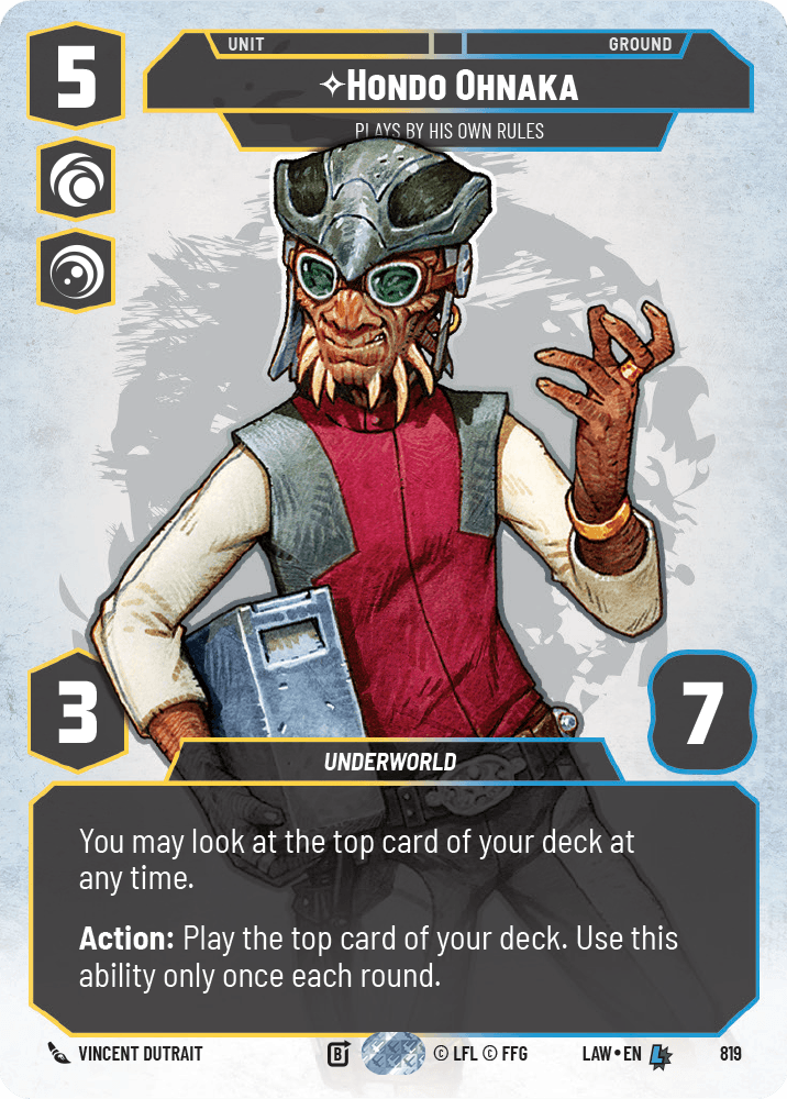 Hondo Ohnaka - Plays By His Own Rules - PRESTIGE — image 1