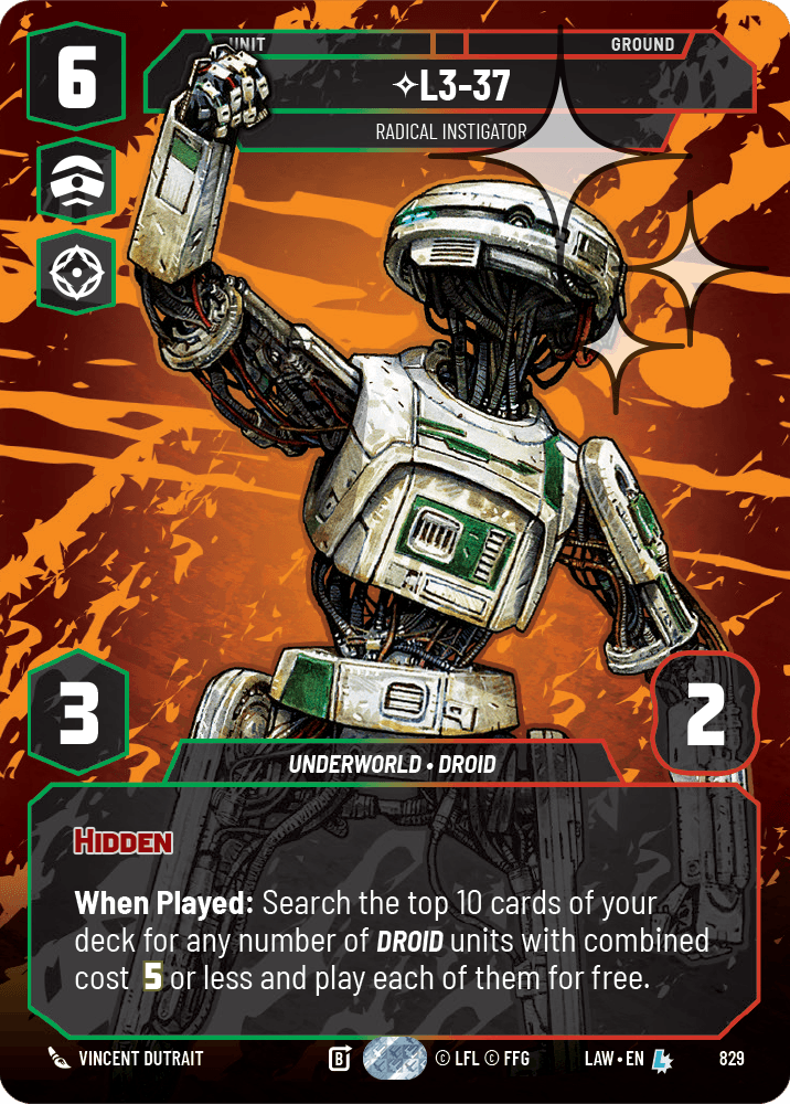 L3-37 - Radical Instigator - PRESTIGE FOIL — image 1