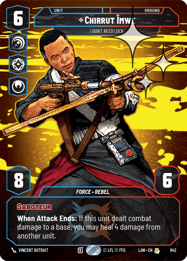 Chirrut ?mwe - I Don't Need Luck - PRESTIGE FOIL — image 1