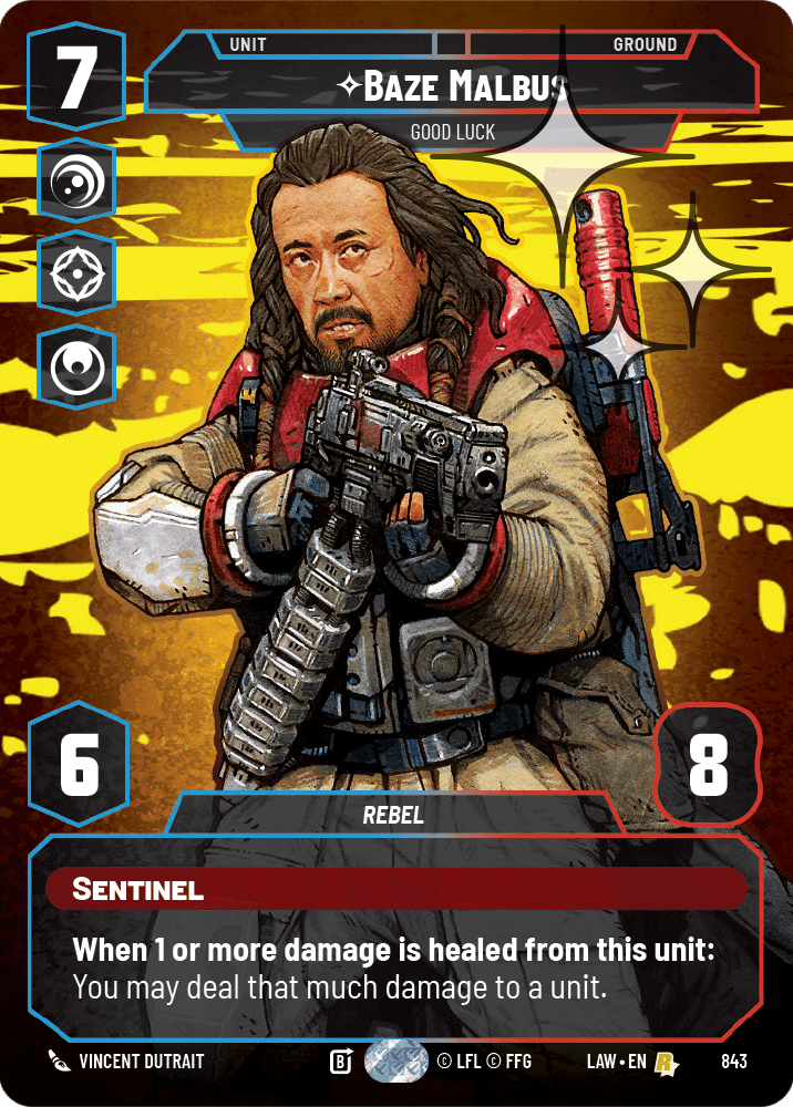 Baze Malbus - Good Luck - PRESTIGE FOIL — image 1