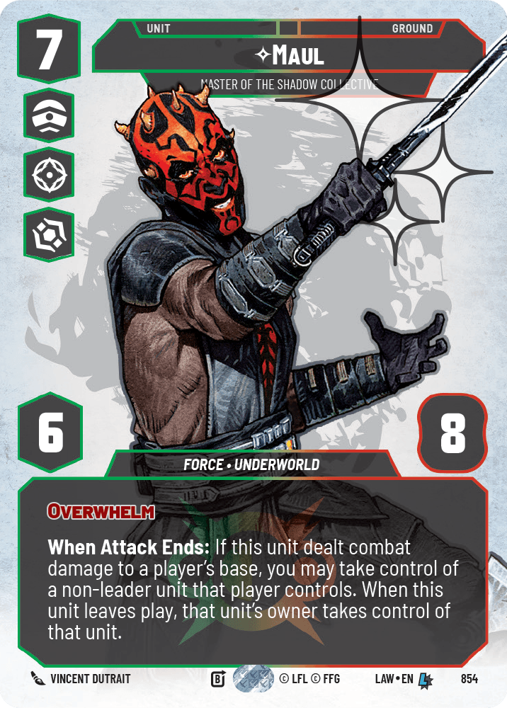Maul - Master of the Shadow Collective - PRESTIGE FOIL — image 1