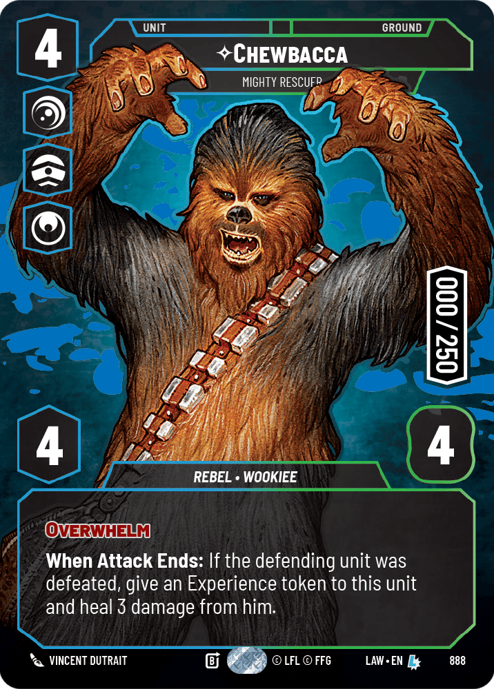 Chewbacca - Mighty Rescuer - PRESTIGE SERIALIZED — image 1