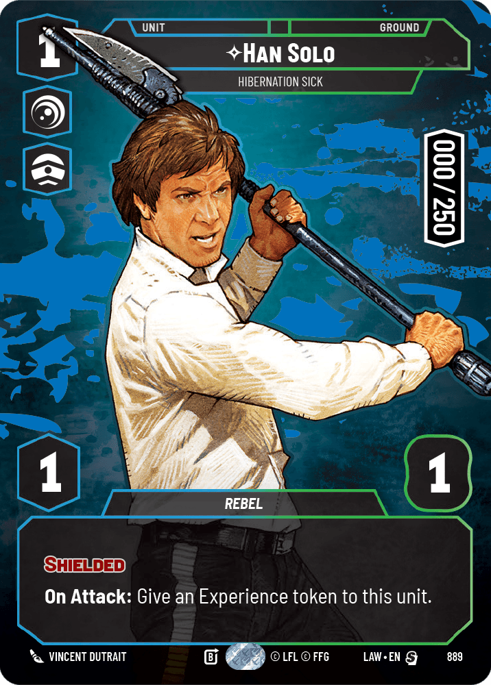 Han Solo - Hibernation Sick - PRESTIGE SERIALIZED — image 1