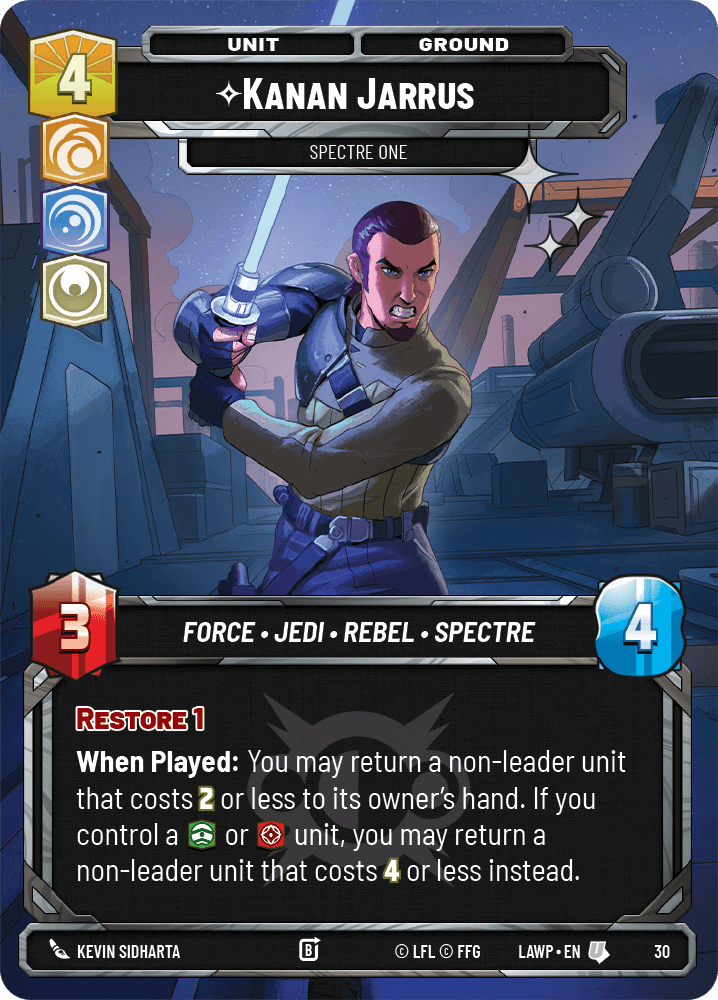 Kanan Jarrus - Spectre One - OP Promo FOIL — image 1