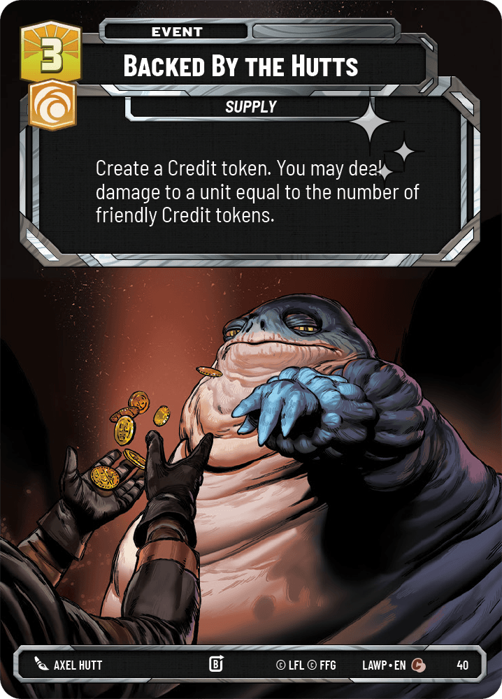 Backed by the Hutts - OP Promo FOIL — image 1