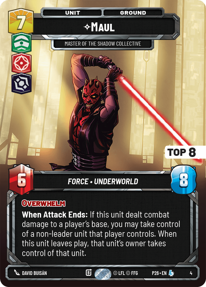 Maul - Master of the Shadow Collective - SS TOP 8 — image 1