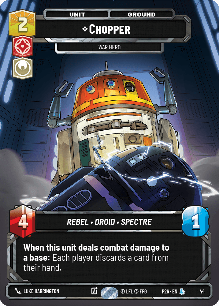 Chopper - War Hero - SQ PRIZE WALL — image 1
