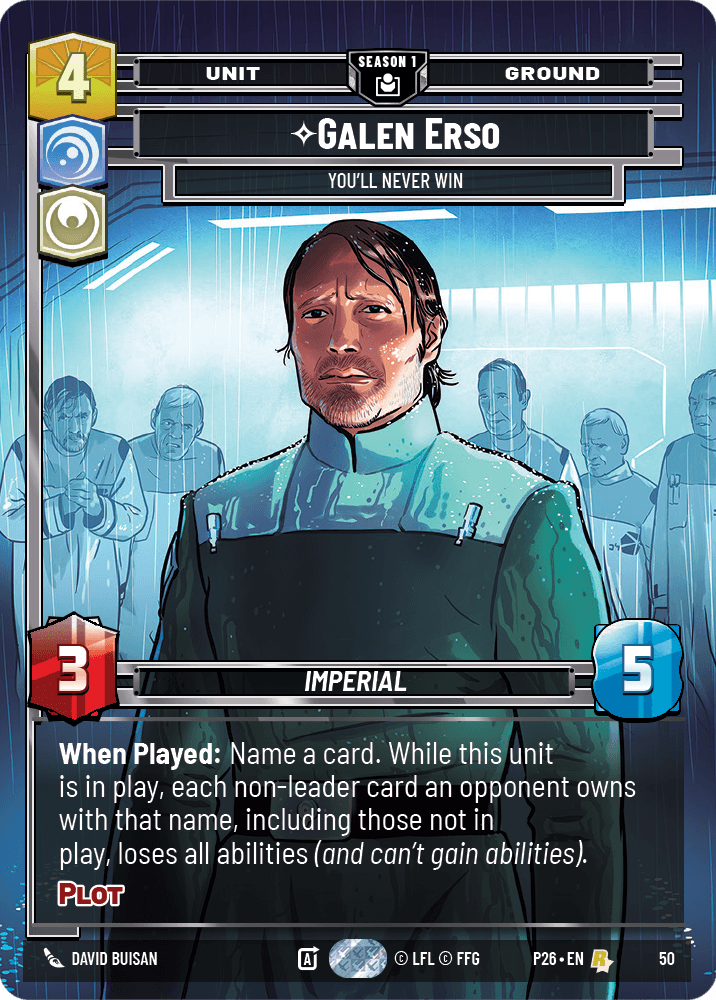 Galen Erso - You'll Never Win - SQ EVENT PACK — image 1