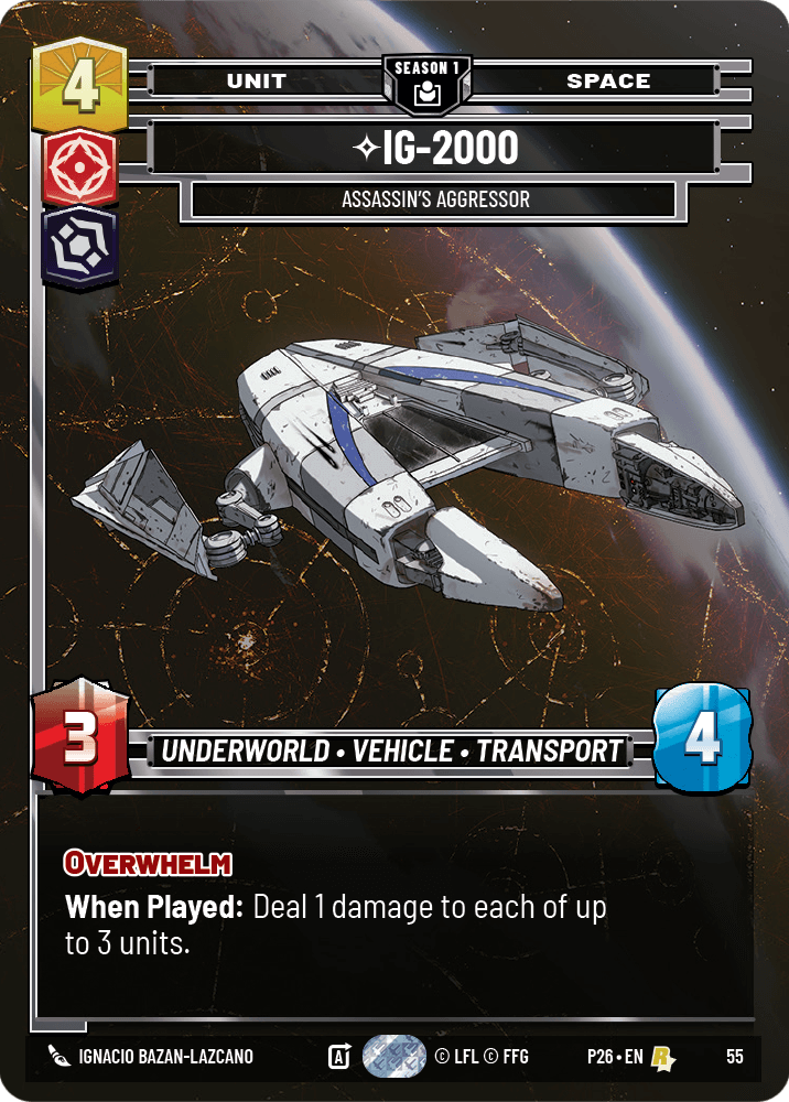 IG-2000 - Assassin's Aggressor - SQ EVENT PACK — image 1
