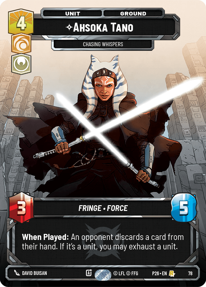 Ahsoka Tano - Chasing Whispers - RQ PRIZE WALL — image 1