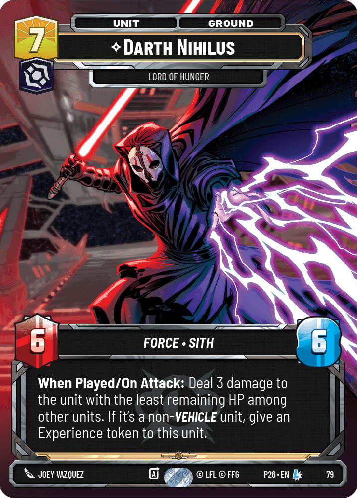 Darth Nihilus - Lord of Hunger - RQ PRIZE WALL — image 1