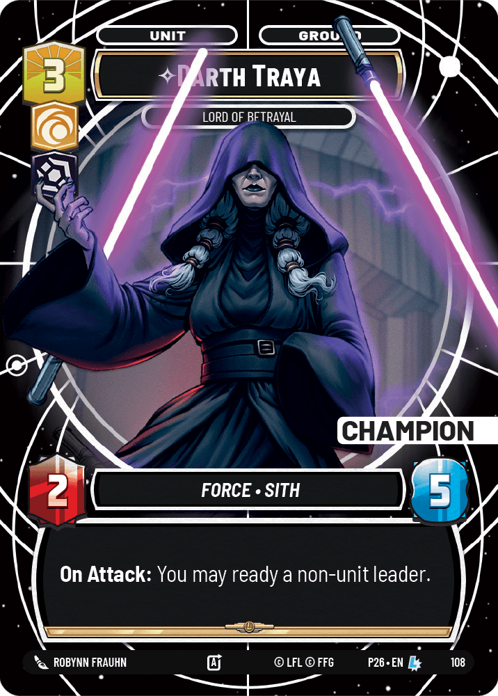 Darth Traya - Lord of Betrayal - RQ CHAMPION — image 1