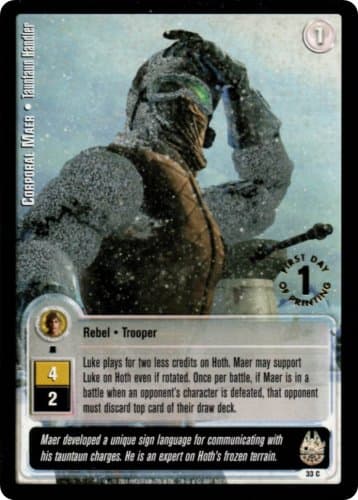 Corporal Maer • Tauntaun Handler - 1st Day — image 1