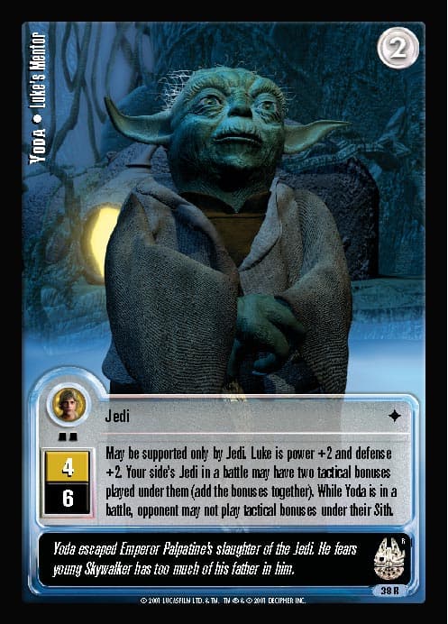 Yoda • Luke's Mentor (L) - Silver Stamp — image 1