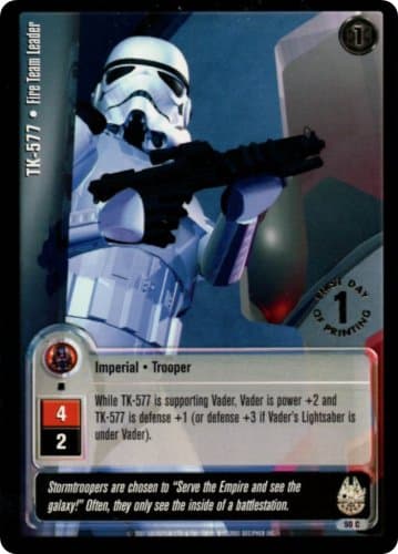 TK-577 • Fire Team Leader - 1st Day — image 1
