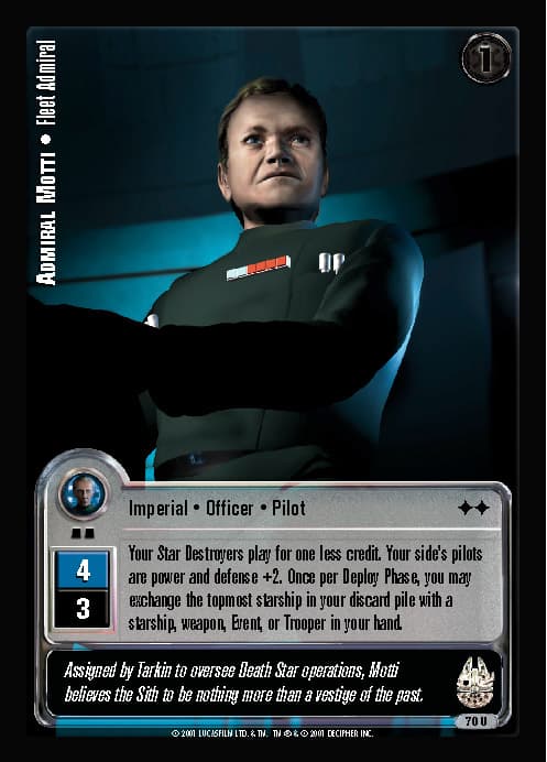 Admiral Motti • Fleet Admiral — image 1