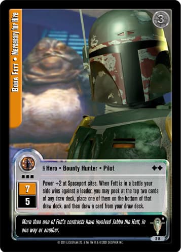 Boba Fett • Mercenary for Hire (R) — image 1