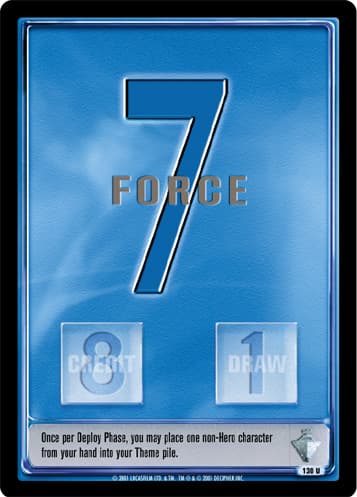 Force 7 - Blue (game text) - 1st Day — image 1