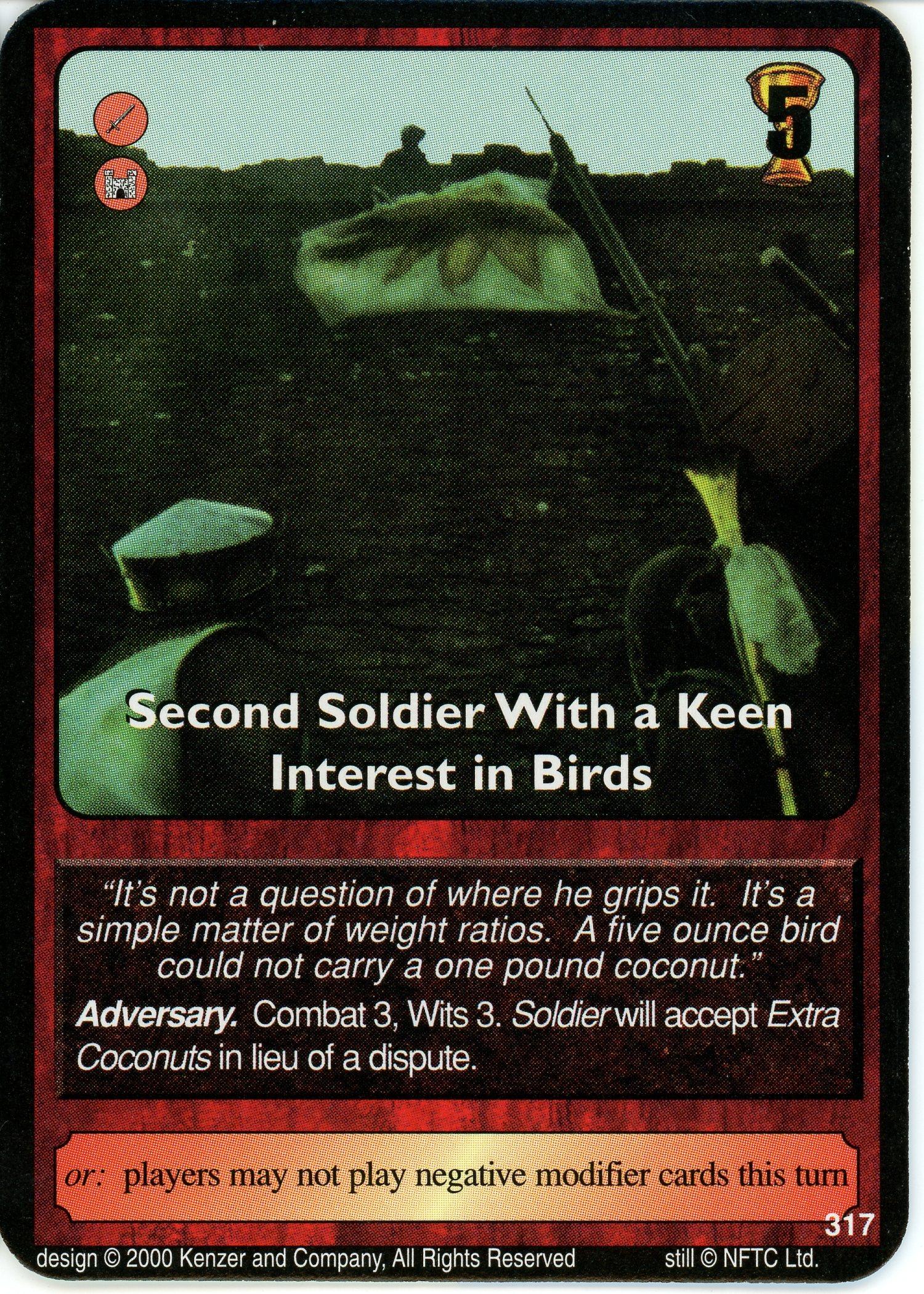 Second Soldier with a keen interest in Birds — image 1