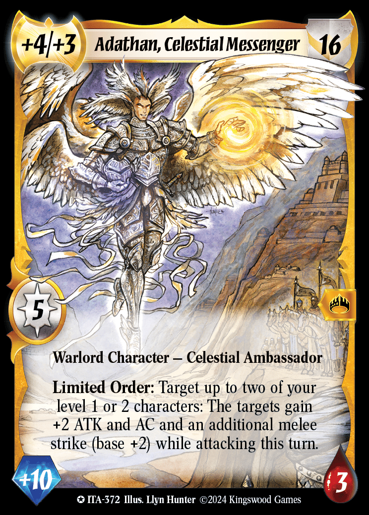 Adathan, Celestial Messenger - Extended Art — image 1
