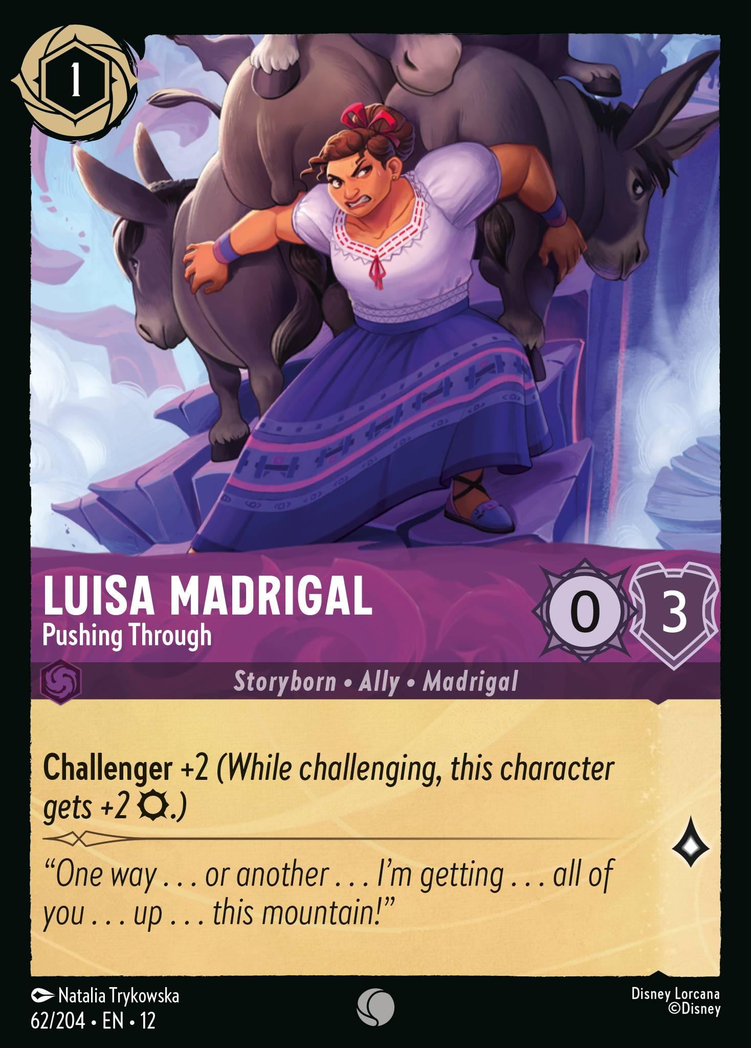 Luisa Madrigal, Pushing Through - FOIL — image 1